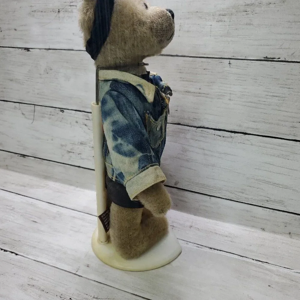 Vintage 1980's Pickford Bears Ltd ROXY PLUSH Brass Button Bears